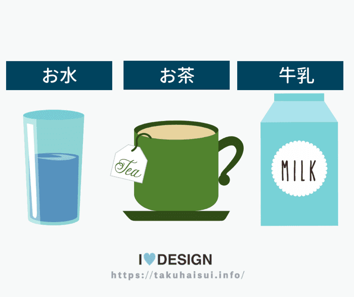 便秘に効く飲み物として有名なのがお水･牛乳･お茶の3種類の飲み物