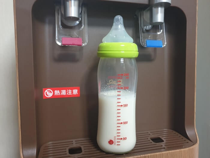 コスモウォーターで赤ちゃん用のミルクを実際に作成